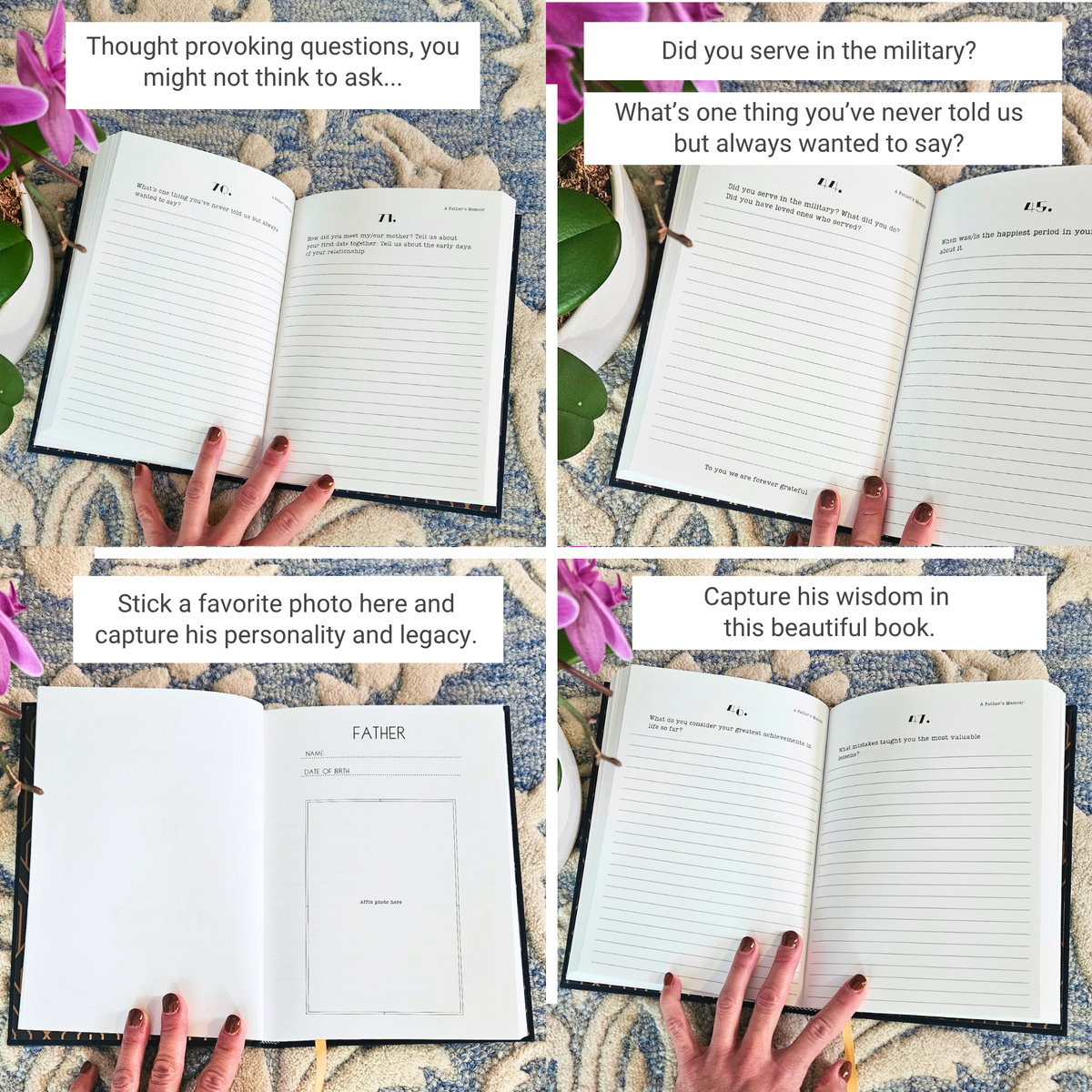 Inside the Heirloom: Internal Pages of A Father's Memoir by Memoirs by Famili Books