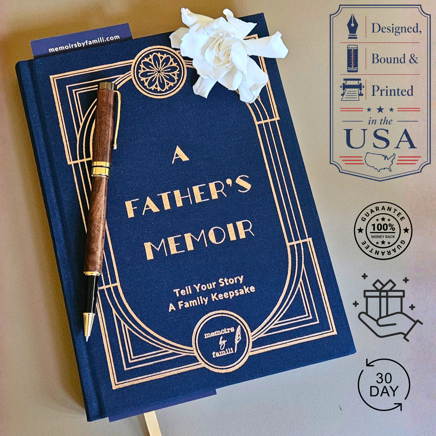 A Father's Memoir: A Family Keepsake Journal for Dads and Grandpas