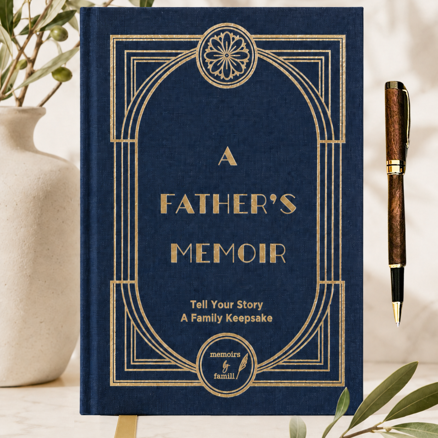 A Father's Memoir: A Family Keepsake Journal for Dads and Grandpas