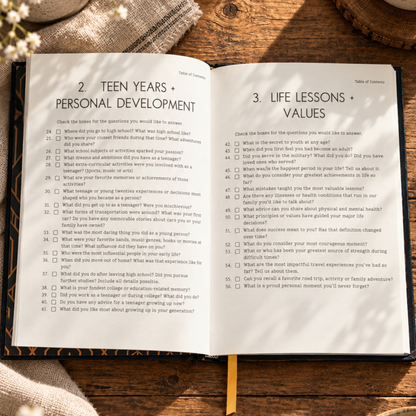 A Father's Memoir: Family Keepsake Journal for Dads and Grandpas