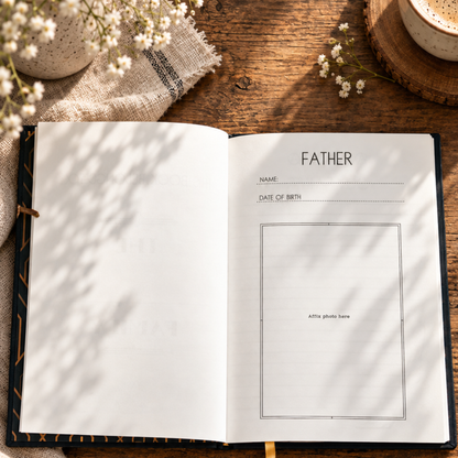 A Father's Memoir: Family Keepsake Journal for Dads and Grandpas