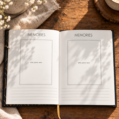 A Father's Memoir: Family Keepsake Journal for Dads and Grandpas