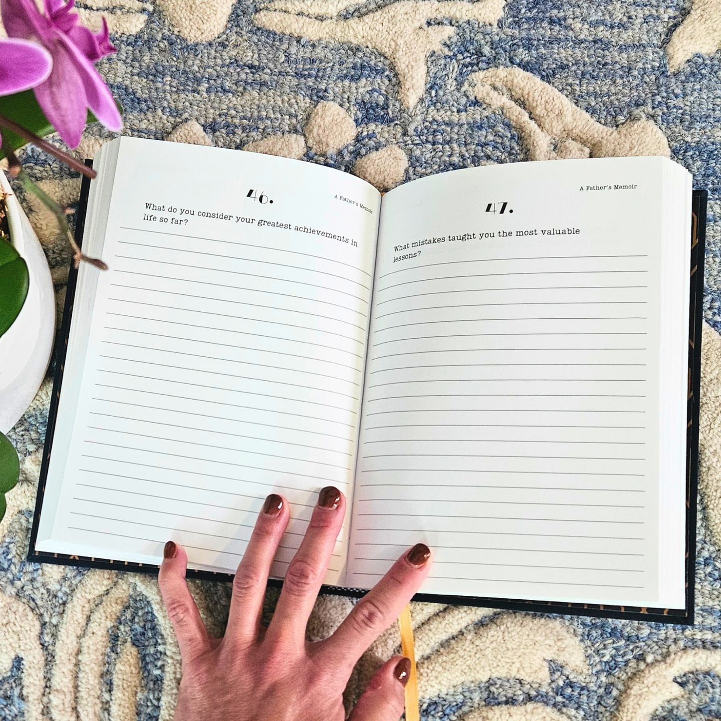 A Father's Memoir: A Family Keepsake Journal for Dads and Grandpas