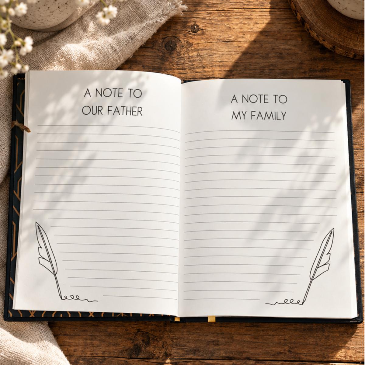 A Father's Memoir: Family Keepsake Journal for Dads and Grandpas