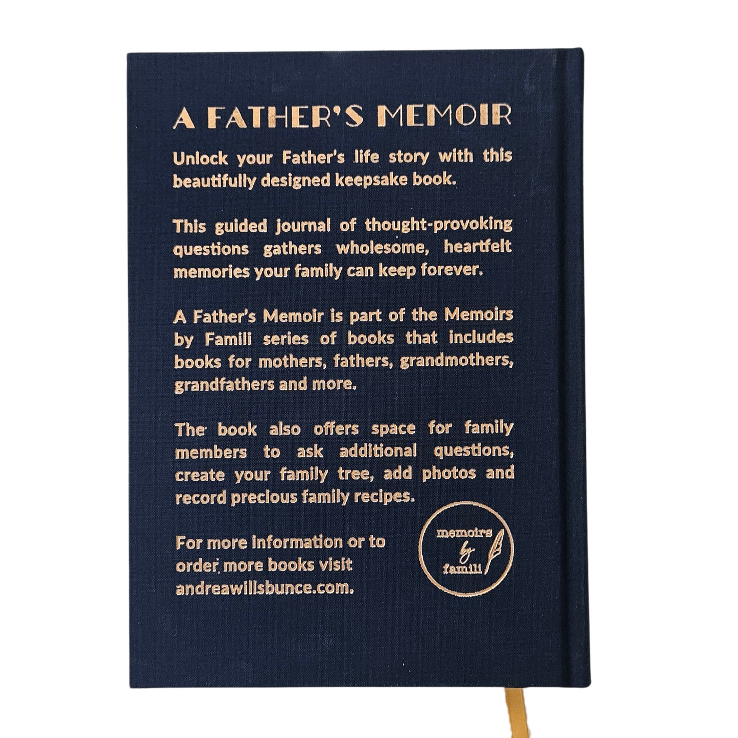 A Father's Memoir: Tell Your Story Book - A Family Keepsake Guided Journal for Dads and Granddads