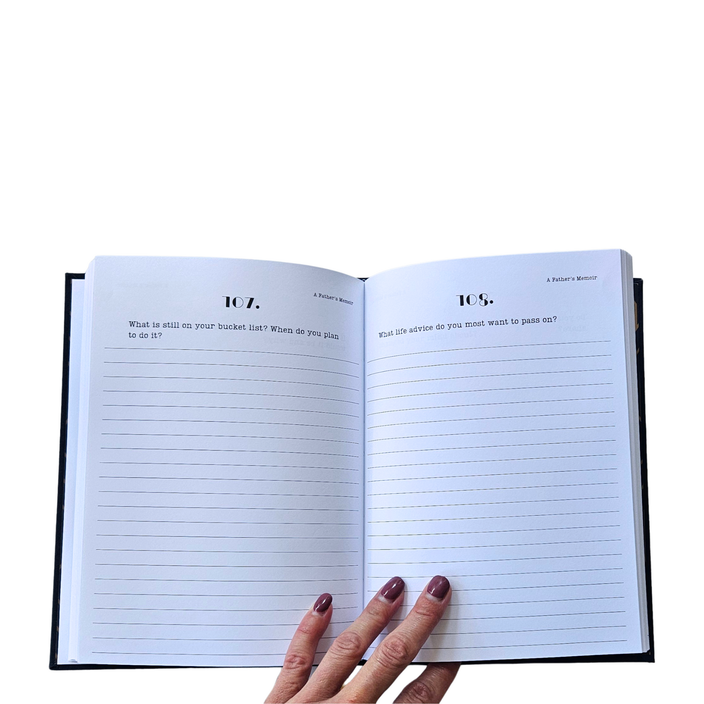A Father's Memoir: Tell Your Story Book - A Family Keepsake Guided Journal for Dads and Granddads