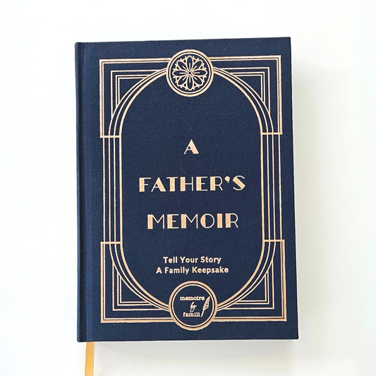 A Father's Memoir: Tell Your Story Book - A Family Keepsake Guided Journal for Dads and Granddads