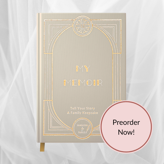 My Memoir - Tell Your Story - A Keepsake Memory Book for You and Your Family