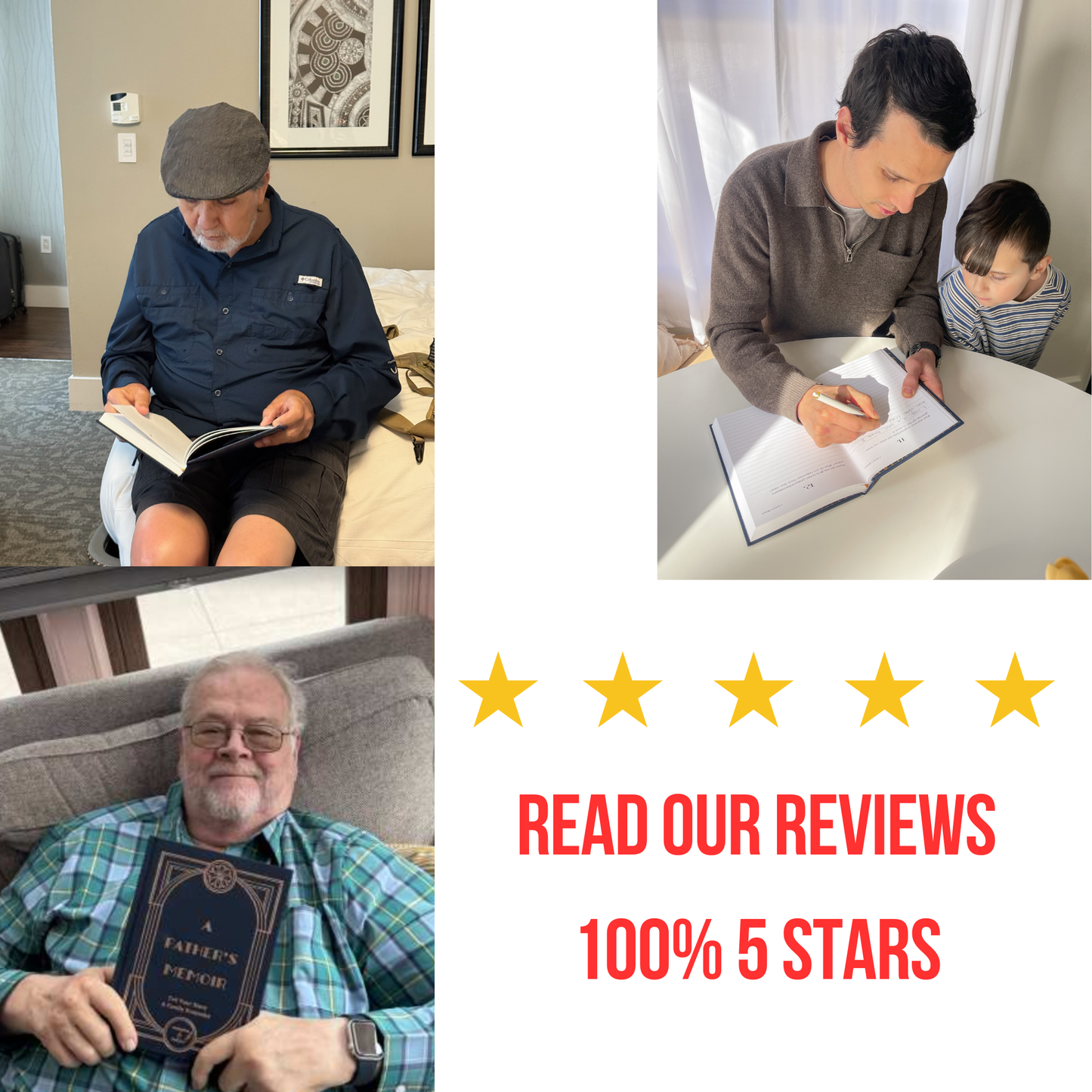 A Father's Memoir: A Family Keepsake Journal for Dads and Grandpas