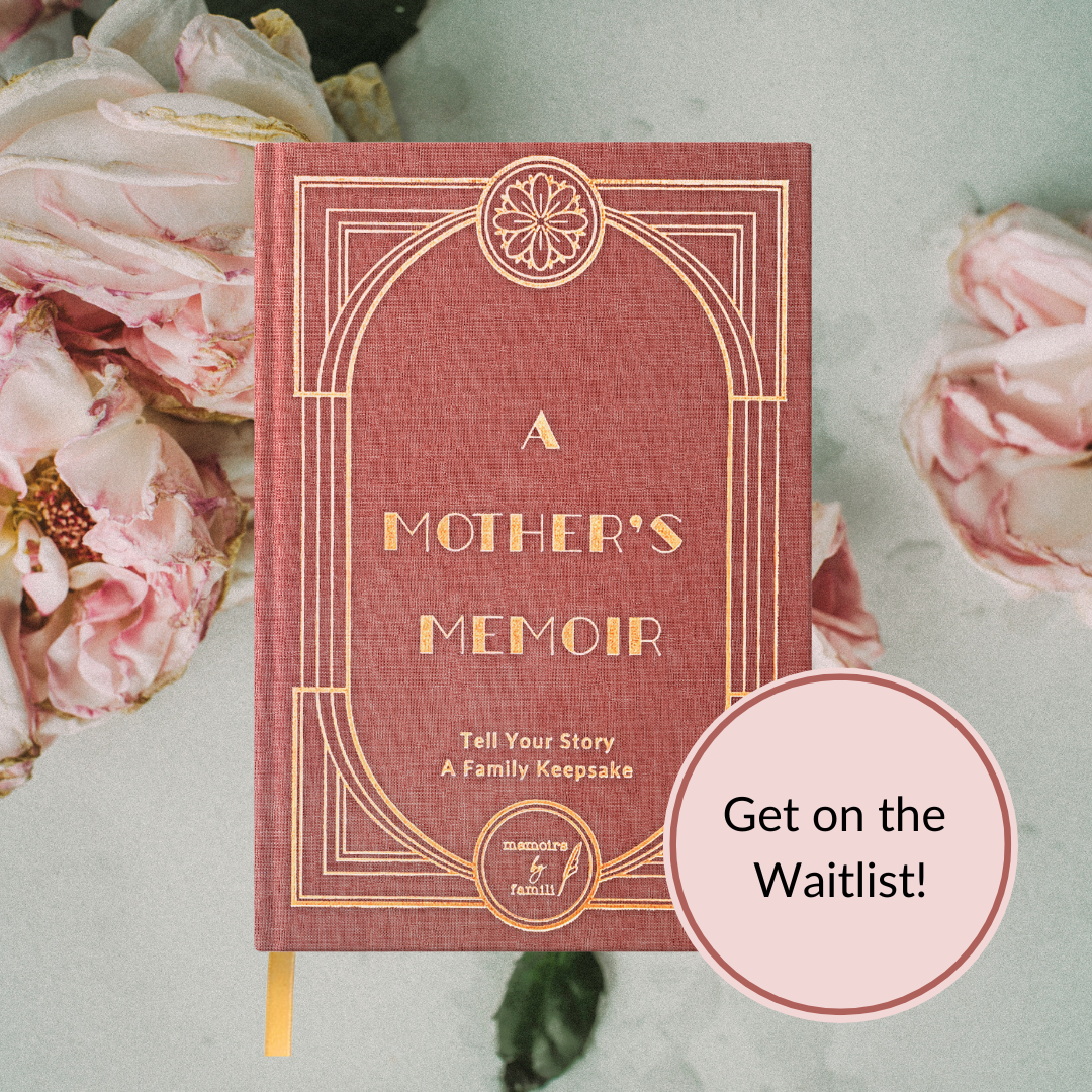 A Mother's Memoir - Tell Your Story - A Keepsake Memory Book for Families, Mothers and Grandmothers