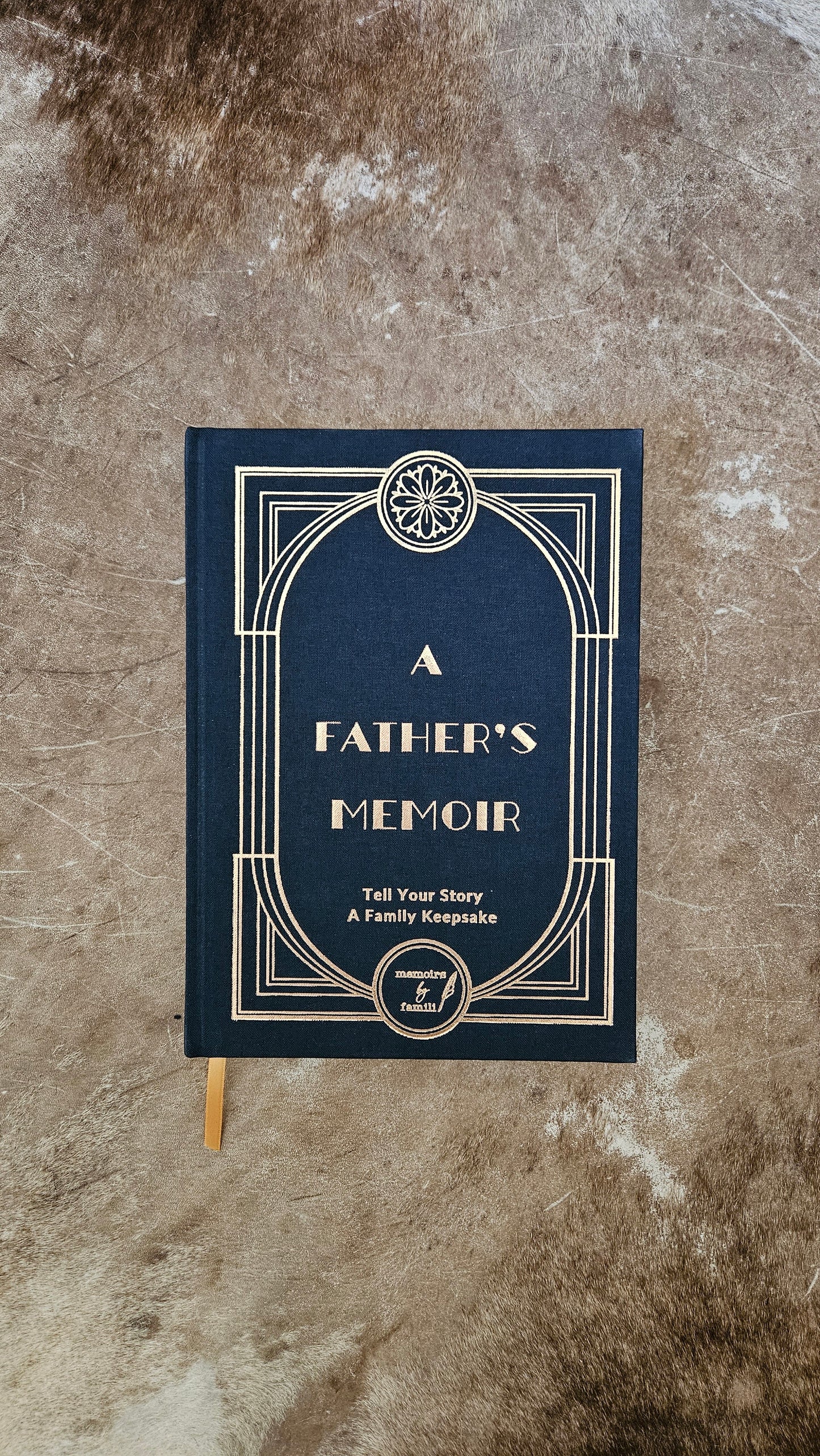 A Father's Memoir: Tell Your Story Book - A Family Keepsake Guided Journal for Dads and Granddads
