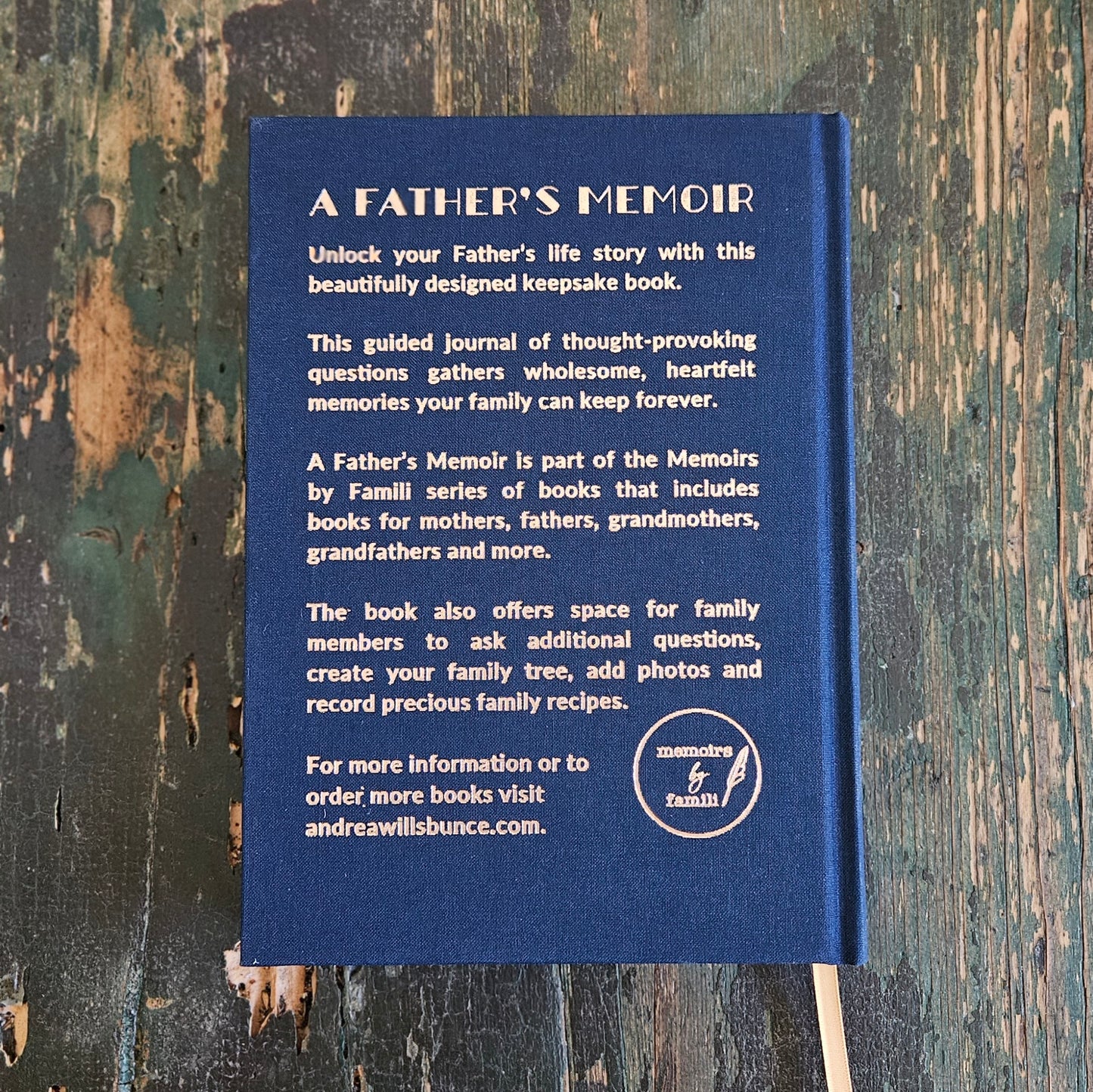 A Father's Memoir: Tell Your Story Book - A Family Keepsake Guided Journal for Dads and Granddads
